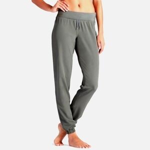Athleta City Be True Jogger Pants High Rise Grey Size 14 EUC